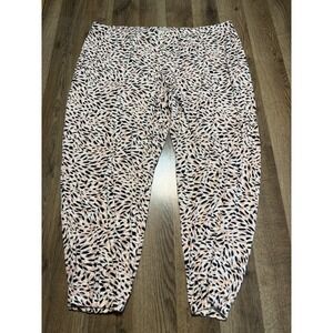 Sonoma Pants Women's Plus Size XXL Sleepwear Pants Pink White Black Animal Print